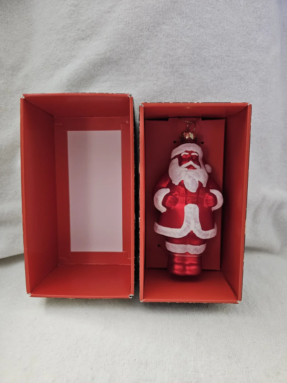 NIB John Derian for Target Christmas Glass Santa Claus Ornament 2025